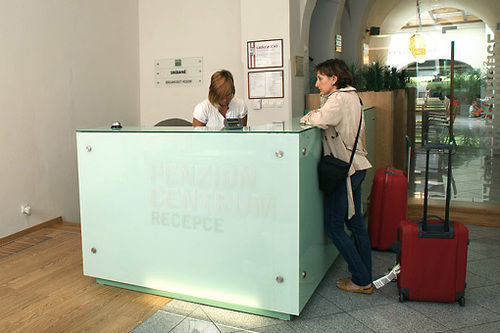 Hotel V Centru Ceske Budejovice Eksteriør billede