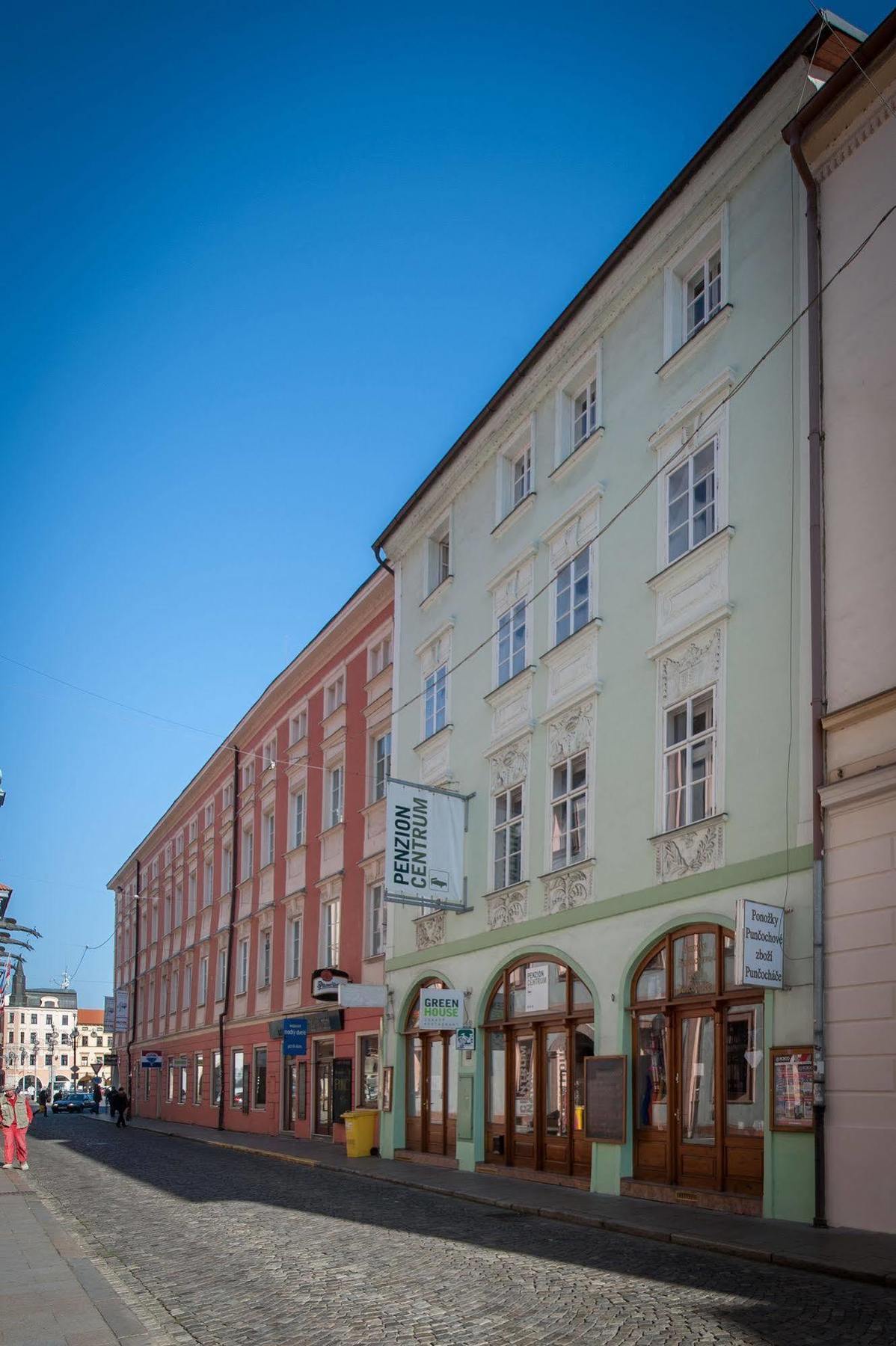 Hotel V Centru Ceske Budejovice Eksteriør billede